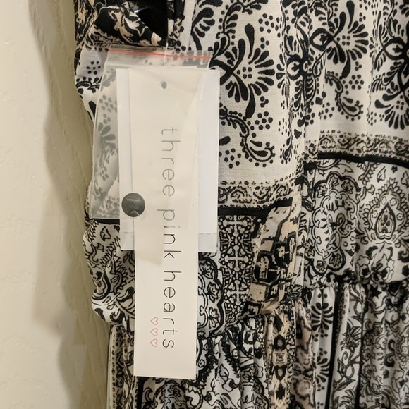 NWT THREE PINK HEARTS * MAXI - Picture 2 of 7